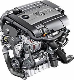 VW van Engine